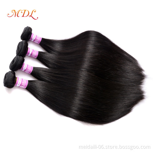 7A grade 30 inch brazilian hair styles straight hair 100% unprocessed remy human hair weave